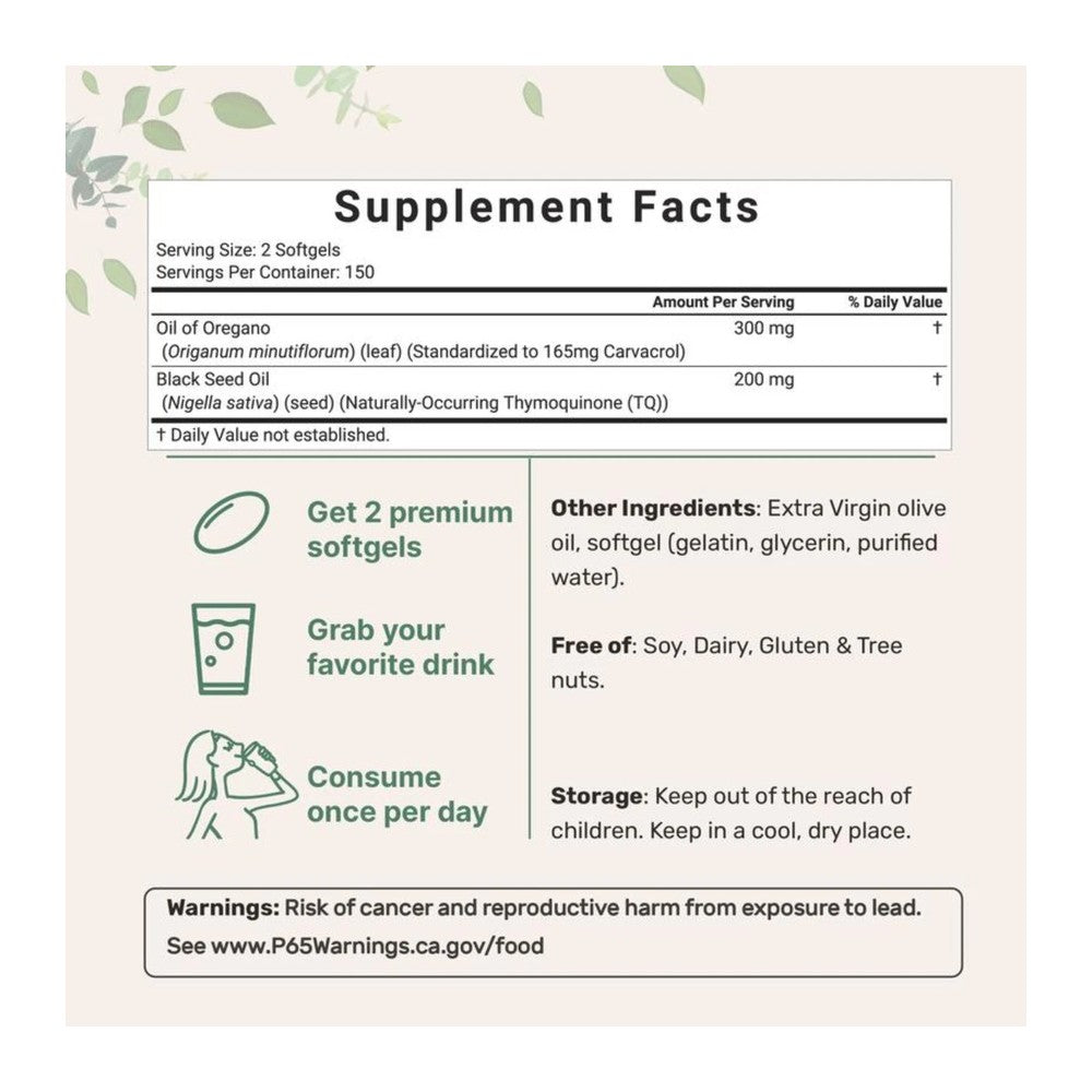 Oil Oregano Softgels