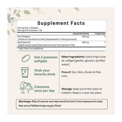 Oil Oregano Softgels