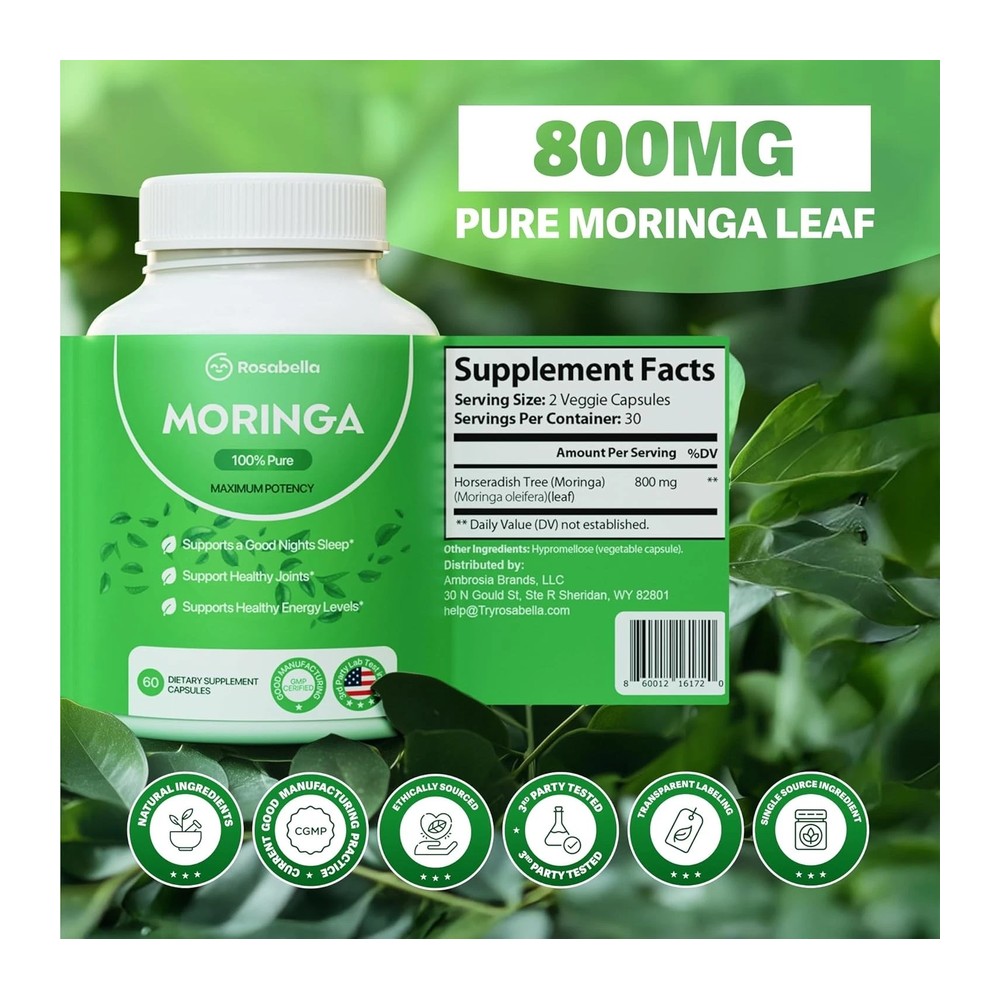 Moringa Powder Capsules