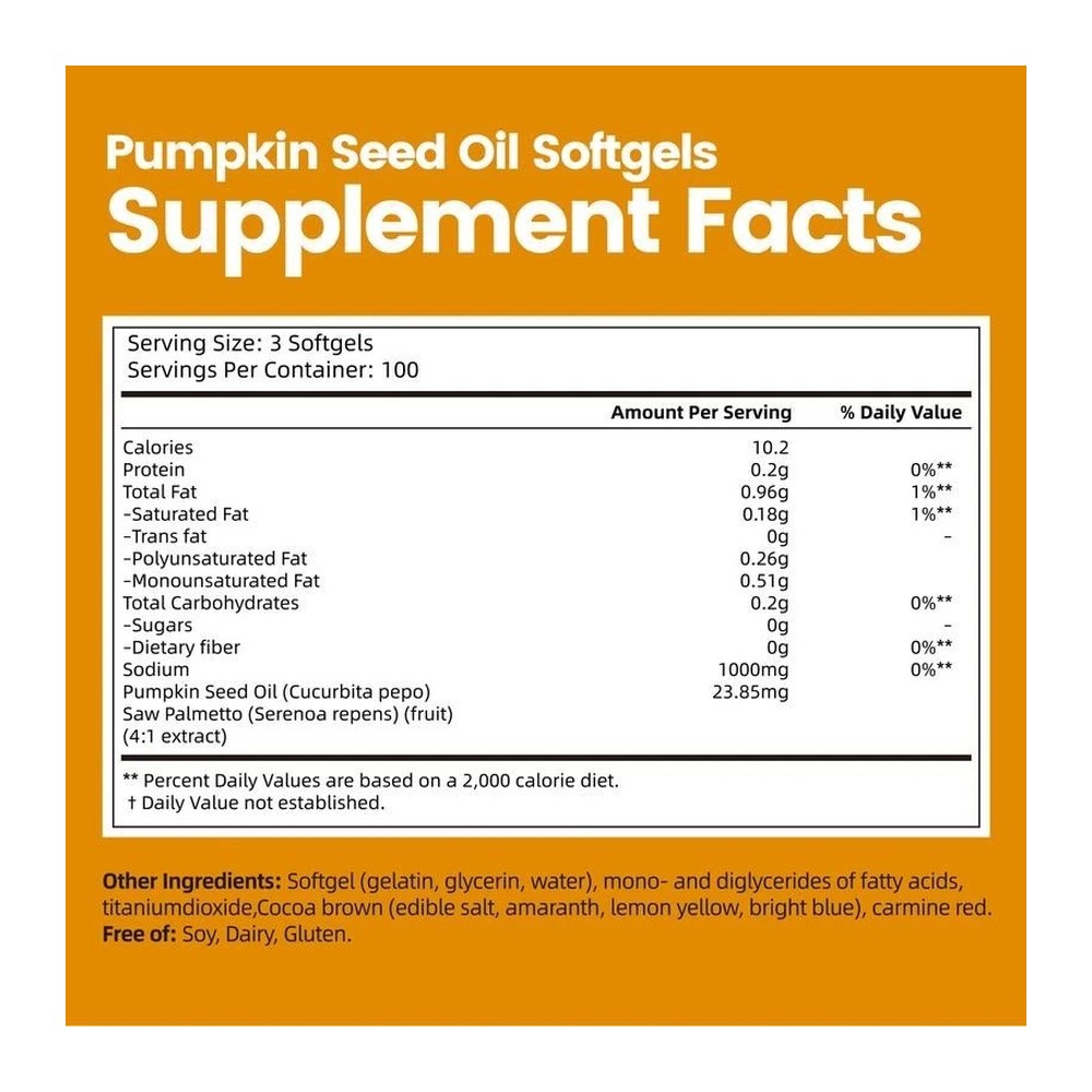 Saw palmetto softge